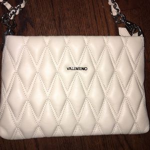 Valentino Quilted Vanille Crossbody Bag